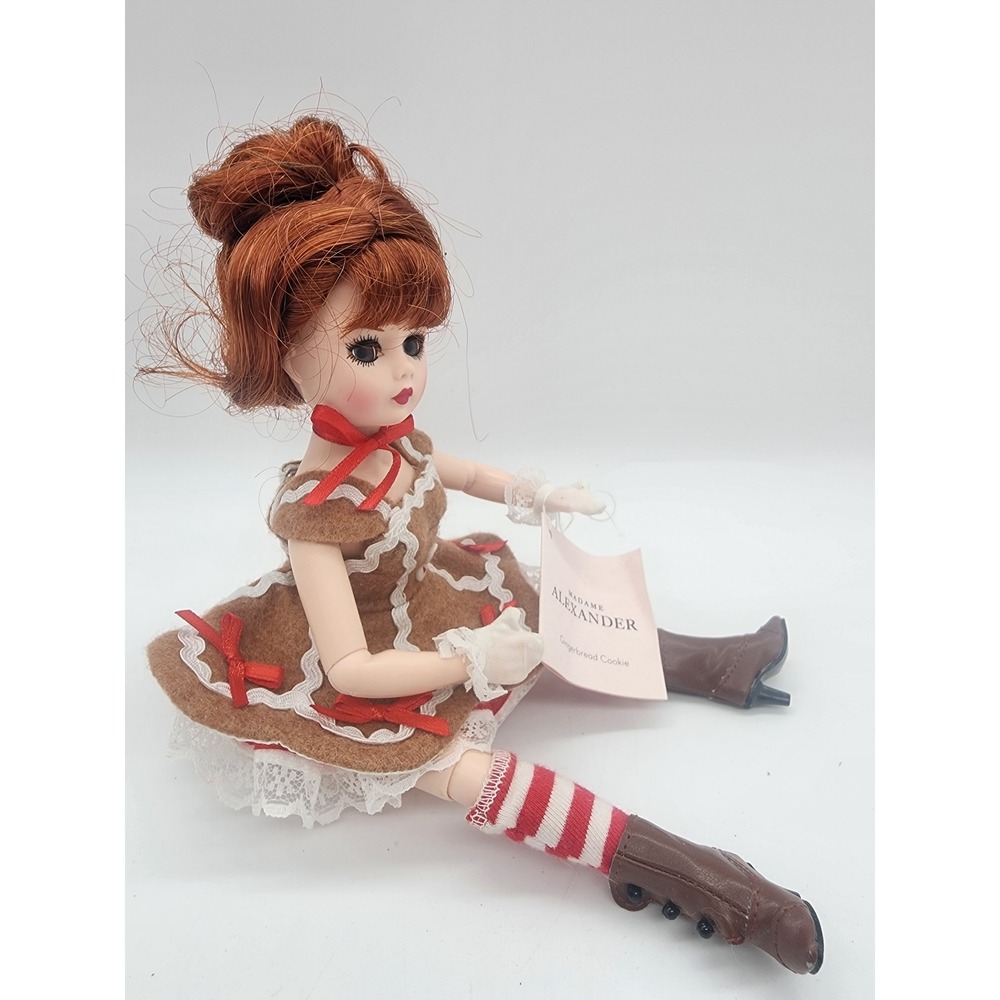 Madame Alexander Rare Gingerbread Cookie Doll Red Hair Brown Dress 10 inch - Picture 7 of 8